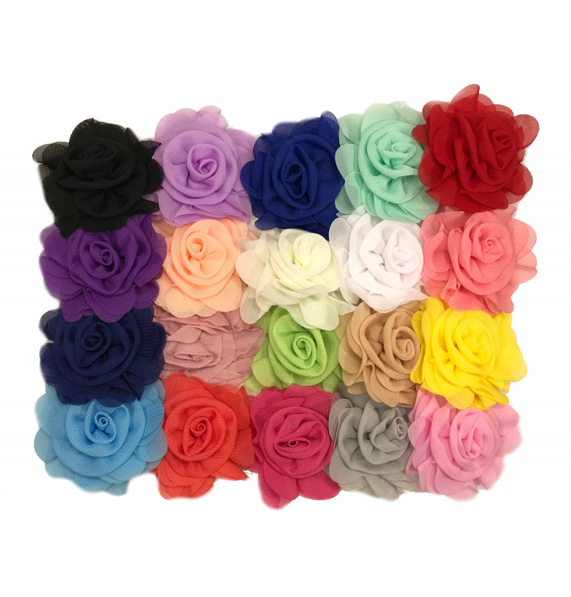 2.5" Chiffon Rose